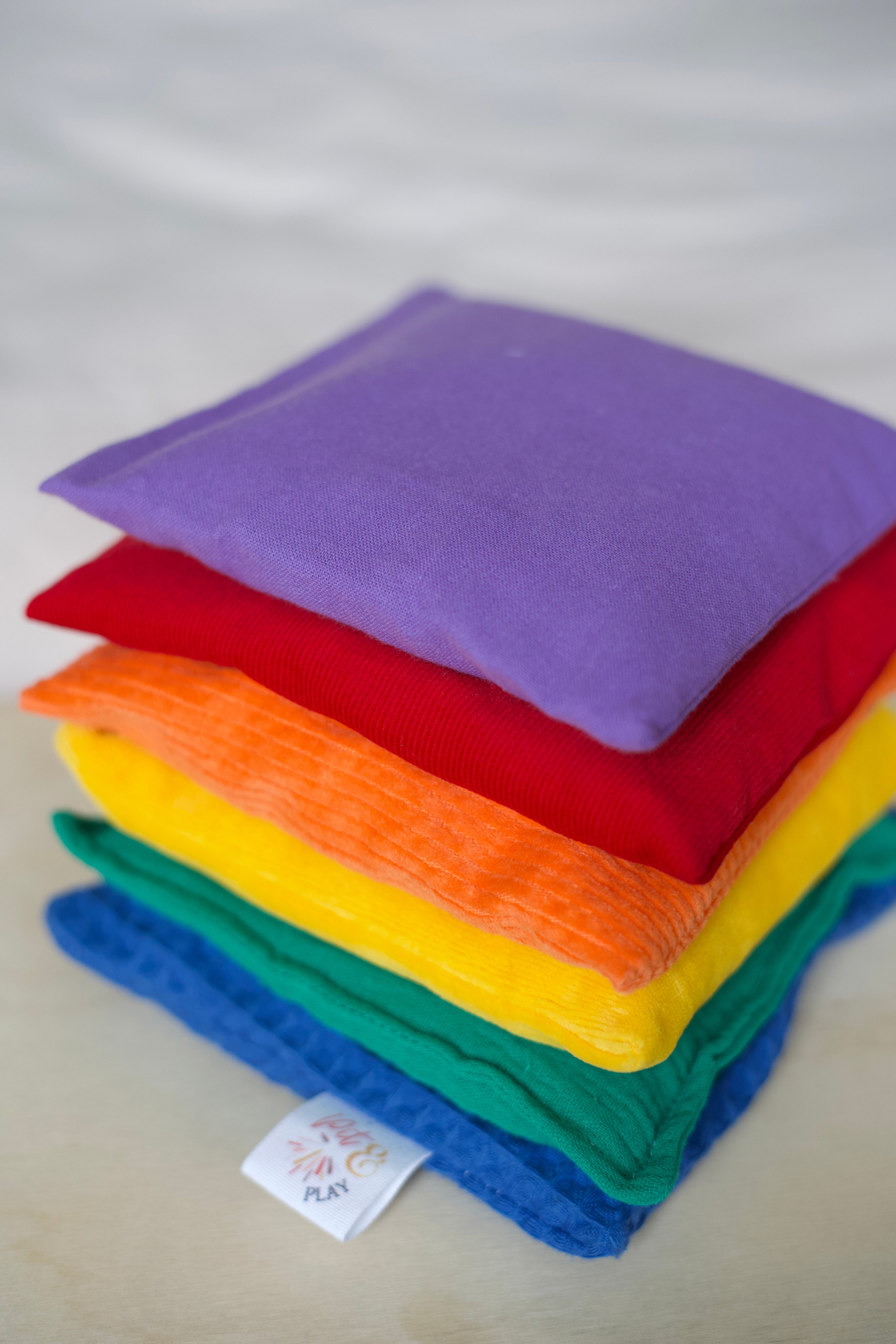 Regenbogen-Sitzsäcke