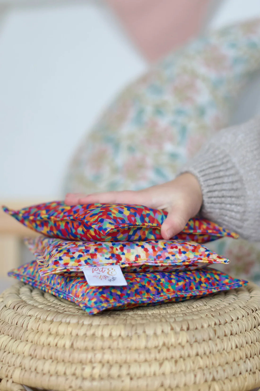 Lose Konfetti-Sitzsäckchen